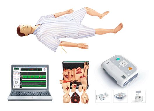 综合急救护理训练模拟人（AED、CPR、护理、创伤四合一）